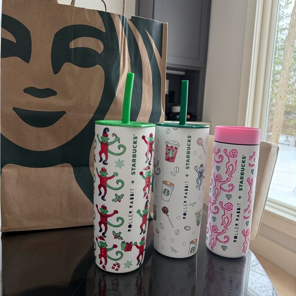 Starbucks x RollerRabbit limited edition cups